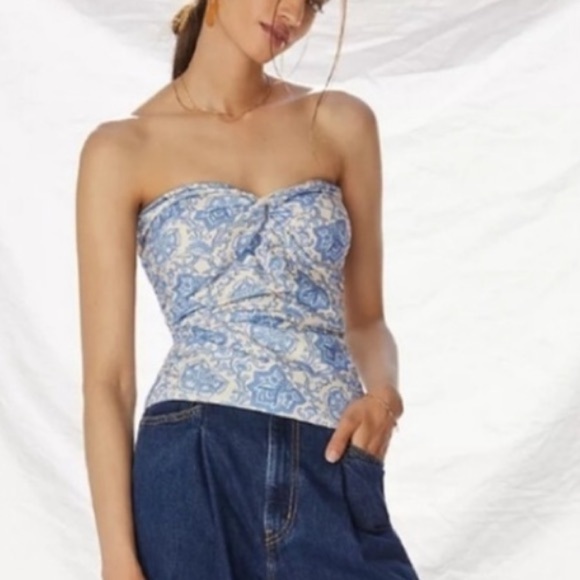 Sachin + Babi Tops - Sachin & Babi Lotus Tube Top